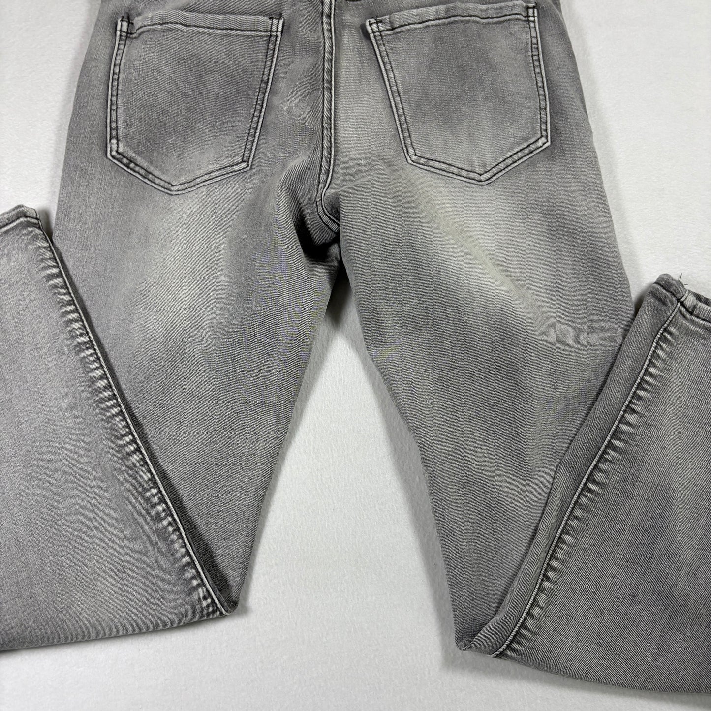 Indigo Wisdom Mens Jeans 32x30 Gray Distressed Denim Slim Fit Y2K Grunge Vintage