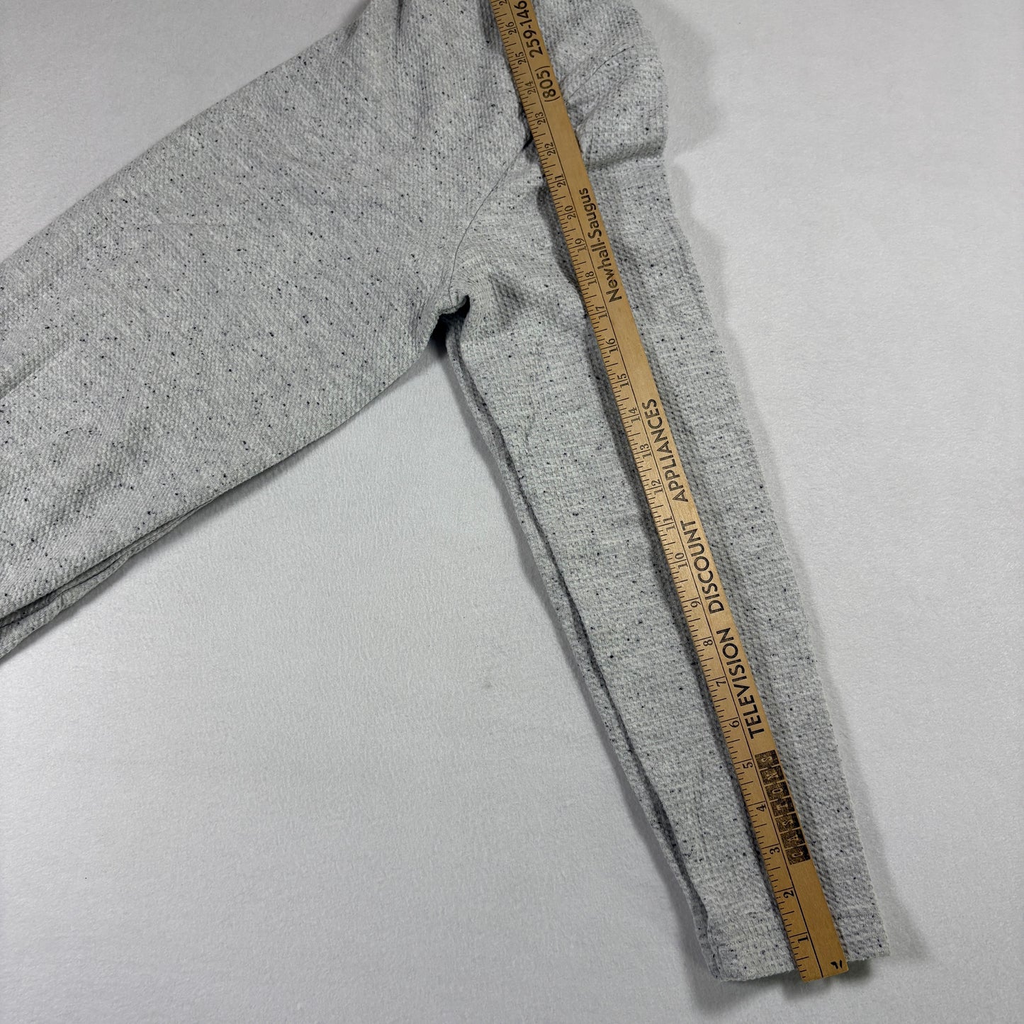 English Laundry Mens Gray Crewneck Sweater Medium Speckled Knit Casual Pullover