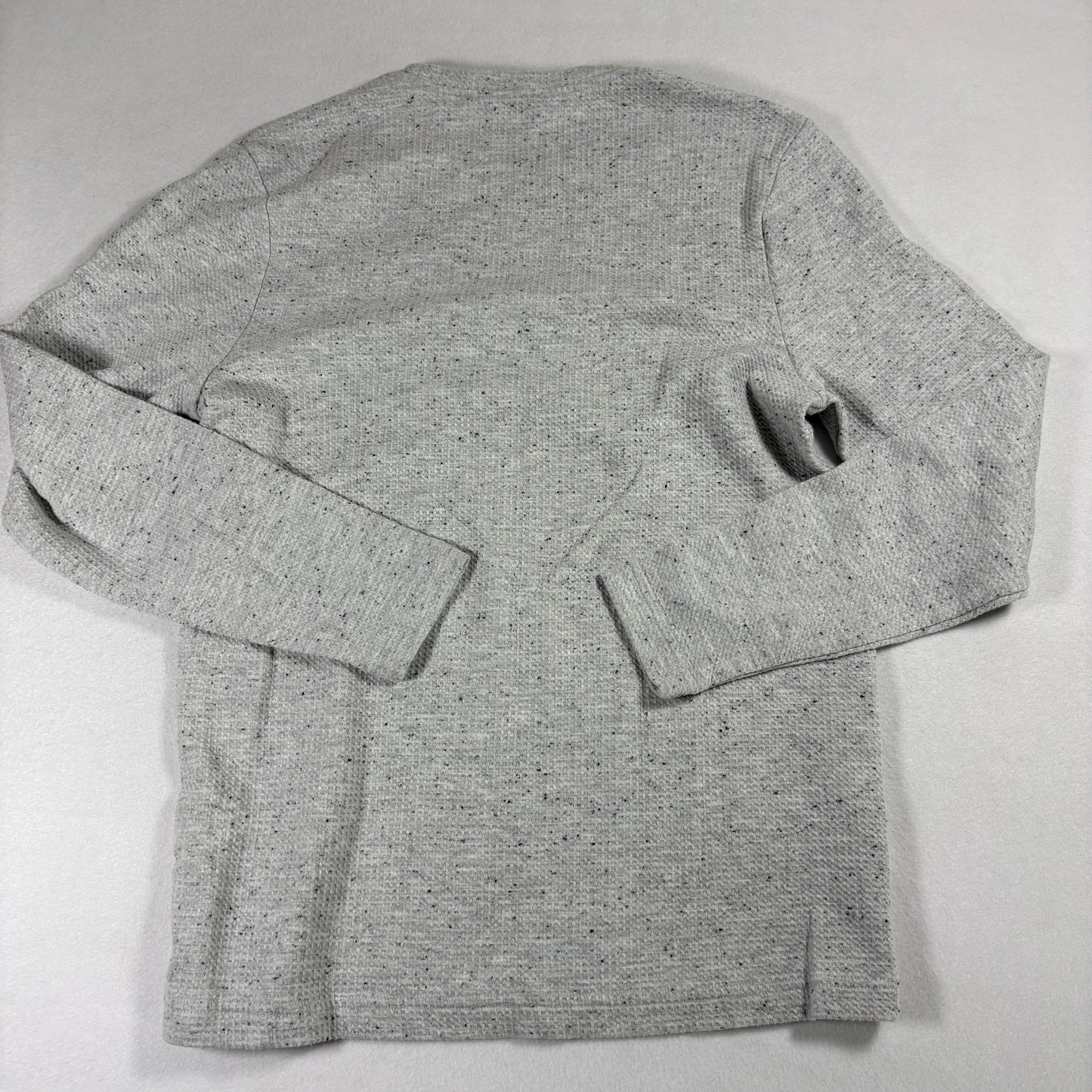 English Laundry Mens Gray Crewneck Sweater Medium Speckled Knit Casual Pullover