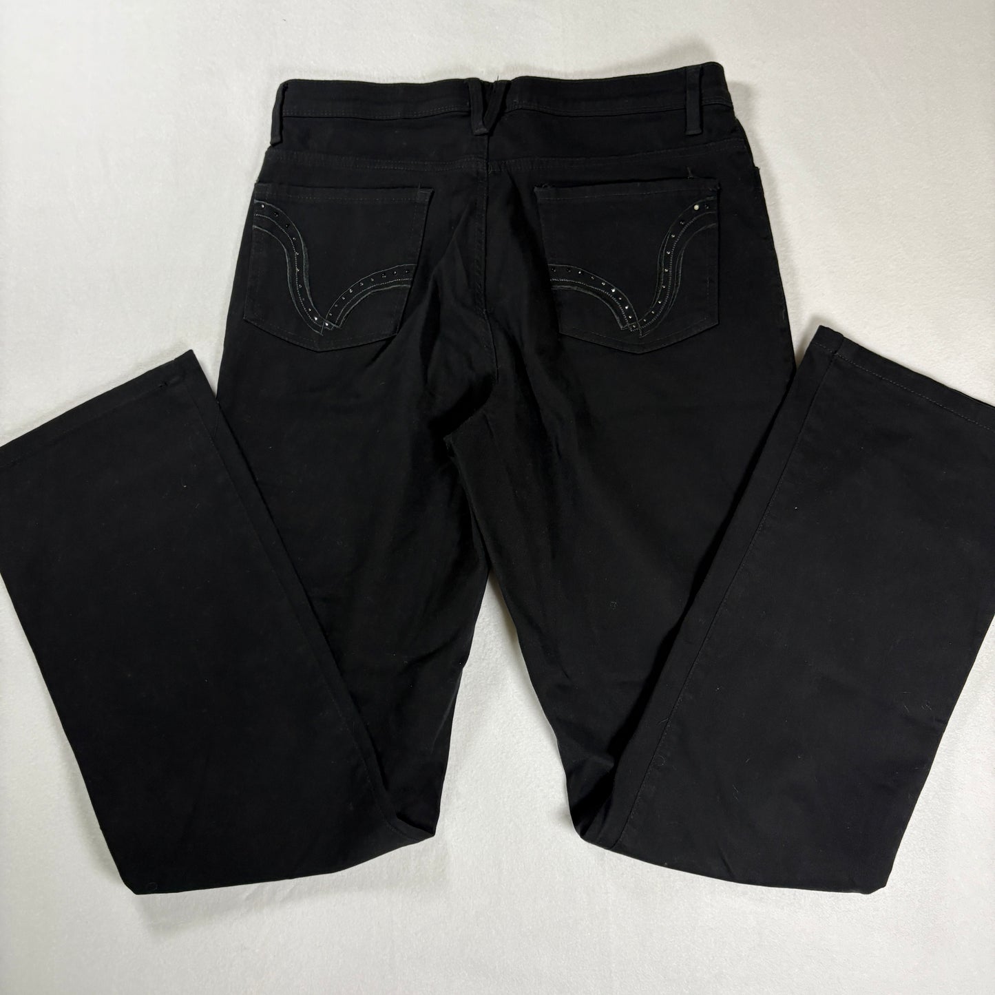 Gloria Vanderbilt Pants Black Size 8 Classic Straight Leg Casual Women’s