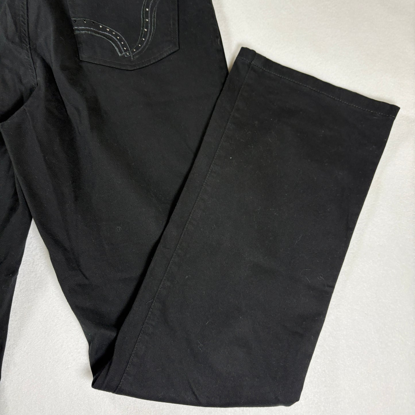 Gloria Vanderbilt Pants Black Size 8 Classic Straight Leg Casual Women’s
