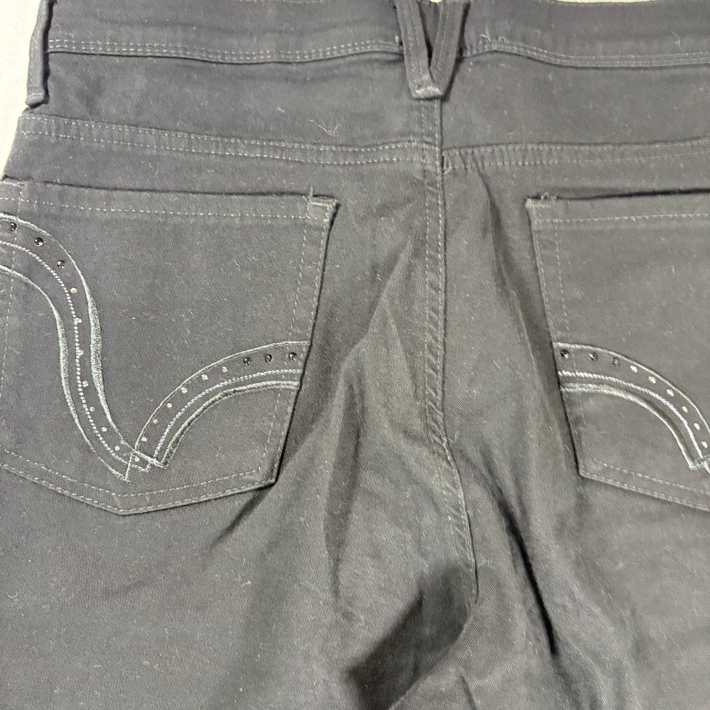 Gloria Vanderbilt Pants Black Size 8 Classic Straight Leg Casual Women’s