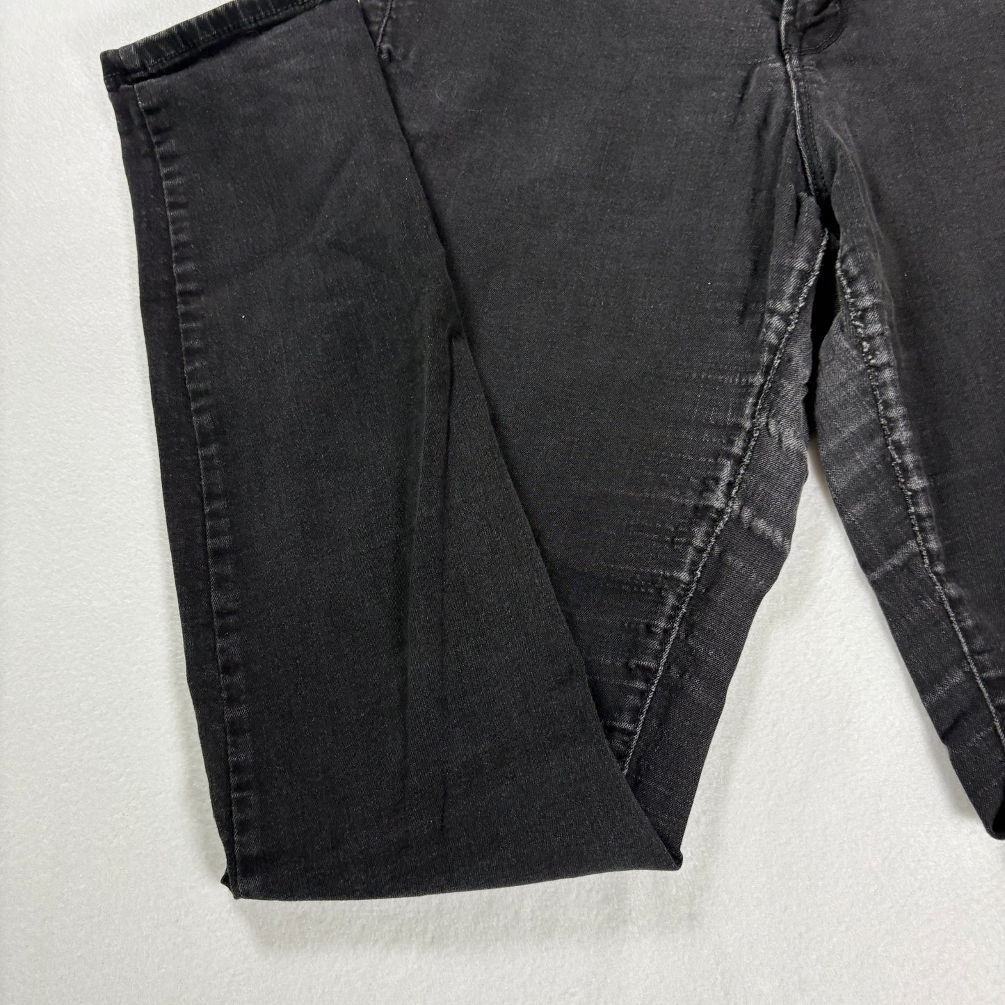 Old Navy Rockstar Jeans Women’s 12 Long Black Mid Rise Skinny Stretch Denim