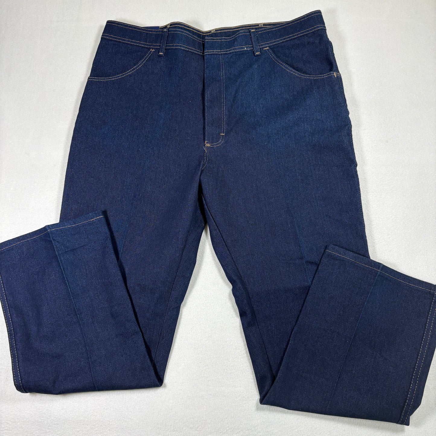 Basic Editions mens jeans 40x30 dark blue denim relaxed fit Y2K baggy grunge