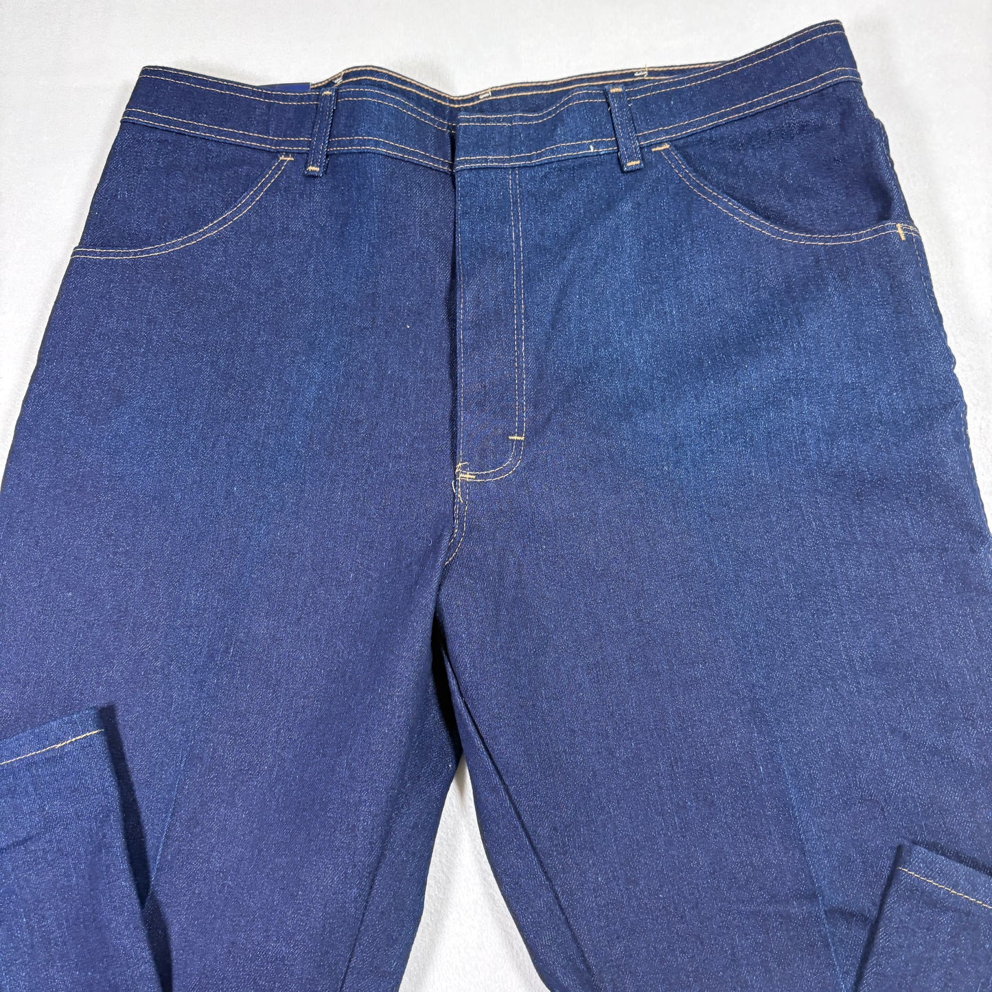 Basic Editions mens jeans 40x30 dark blue denim relaxed fit Y2K baggy grunge