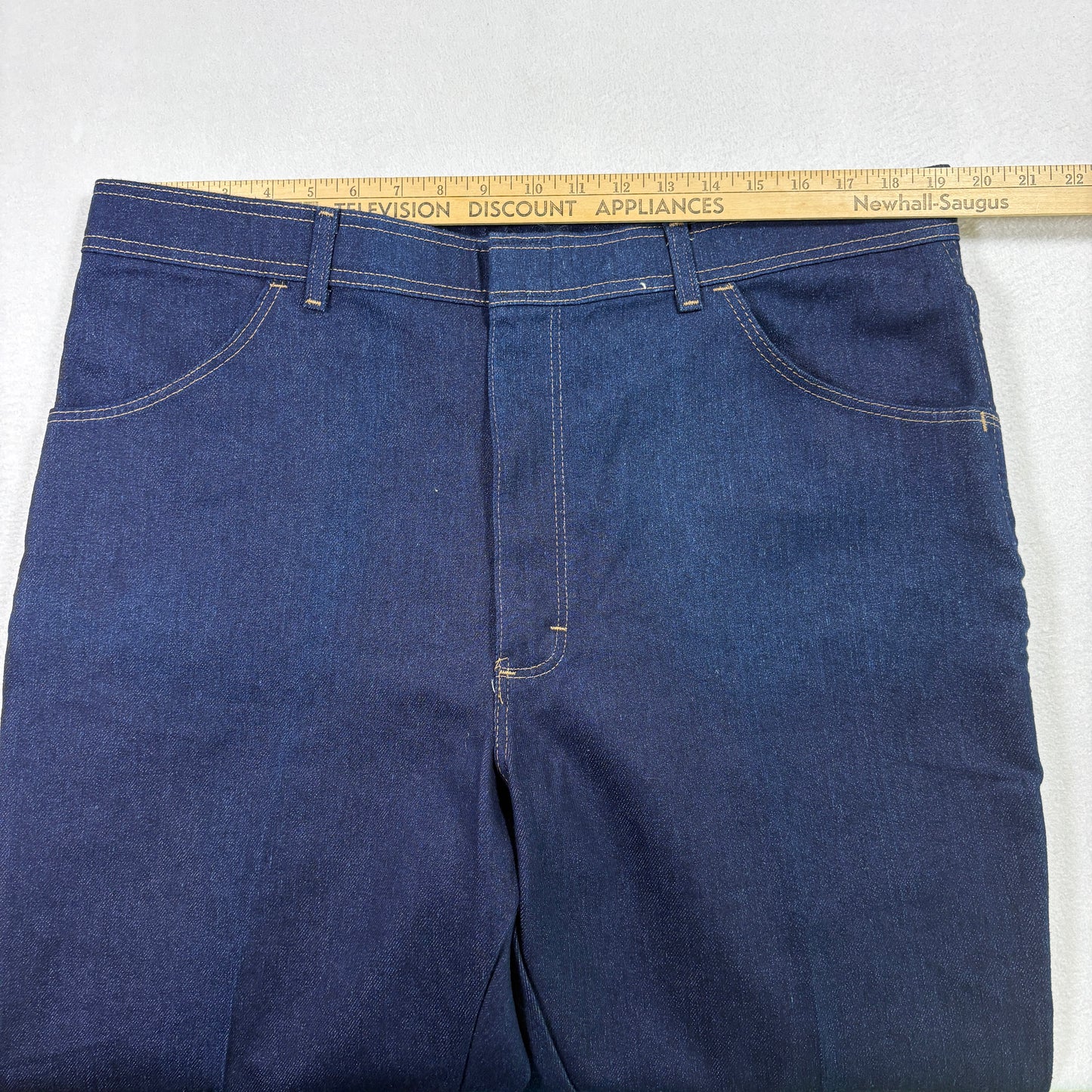 Basic Editions mens jeans 40x30 dark blue denim relaxed fit Y2K baggy grunge