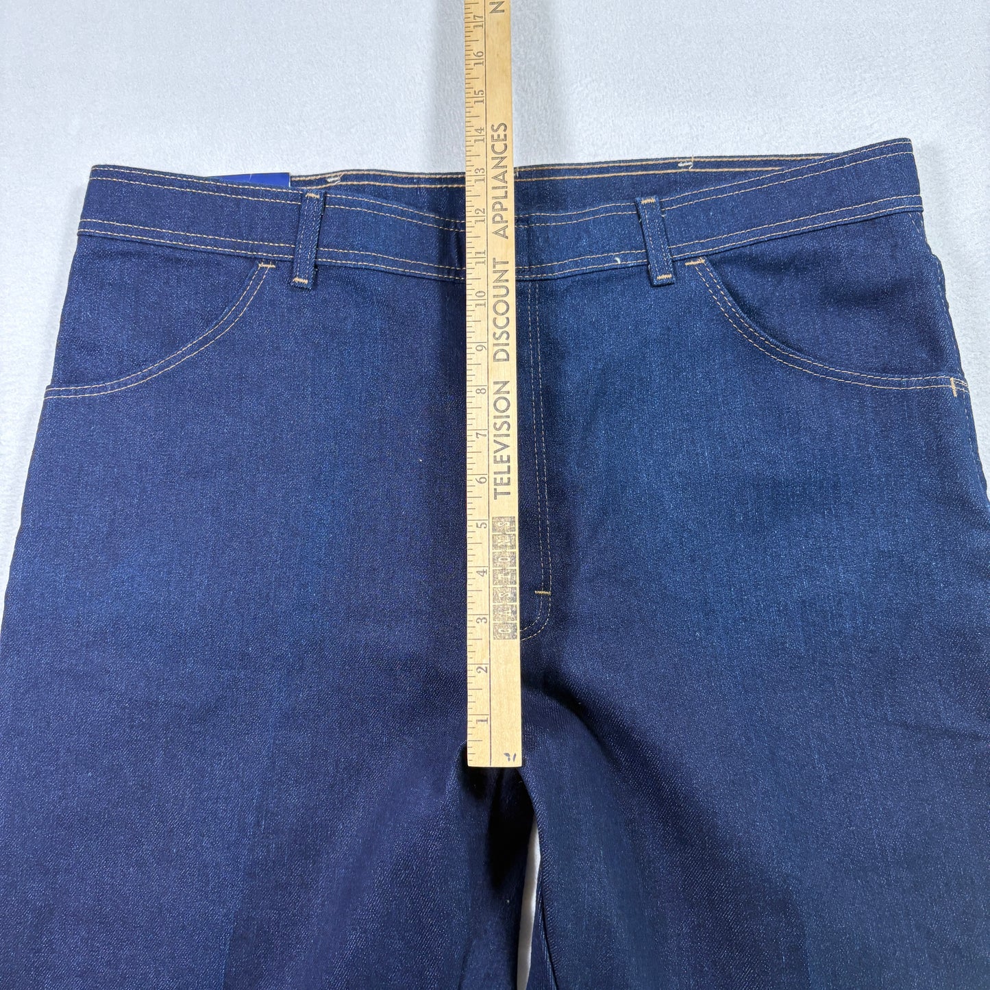 Basic Editions mens jeans 40x30 dark blue denim relaxed fit Y2K baggy grunge