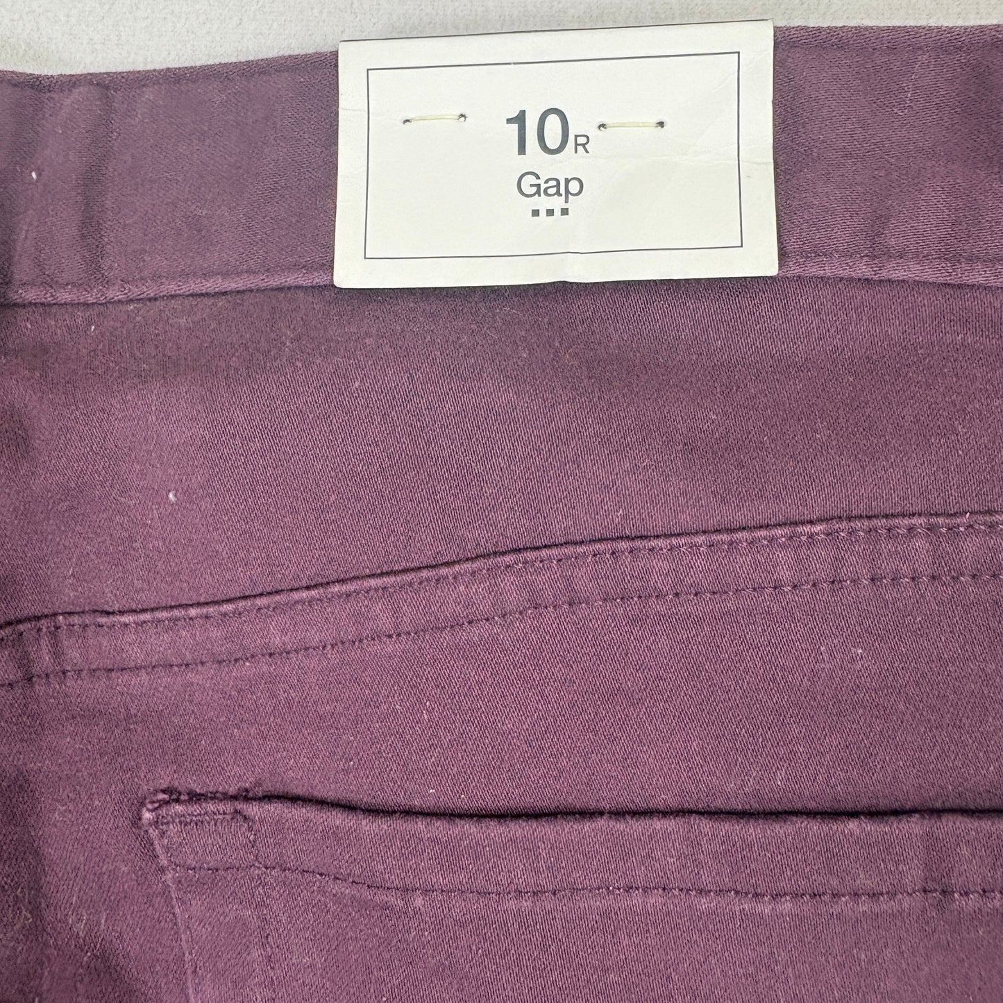 Gap womens jeans 10R burgundy always skinny stretch denim NWT Y2K grunge 90s