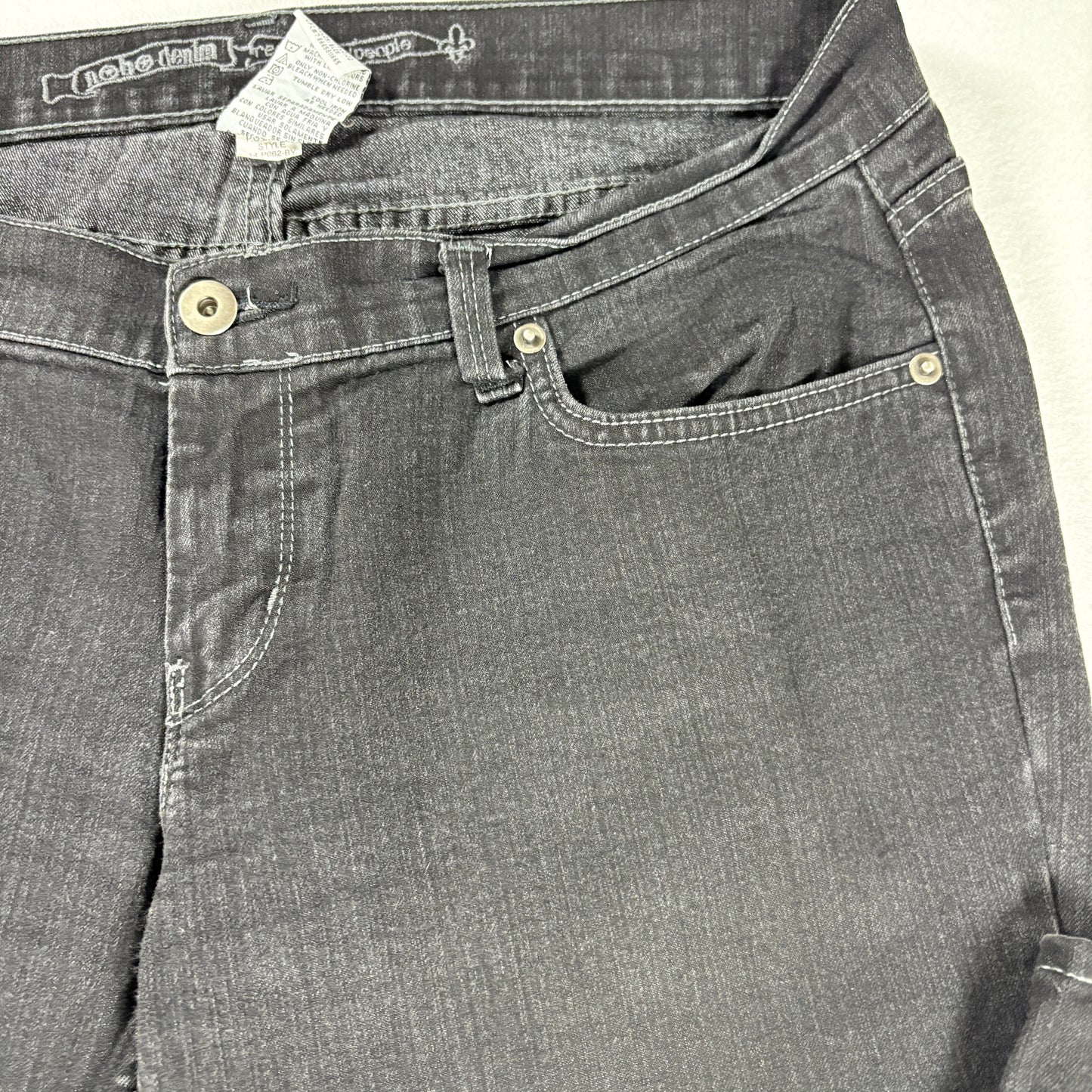 No Boundaries Jeans Juniors 13P Black Bootcut Flare Stretch Denim Pants