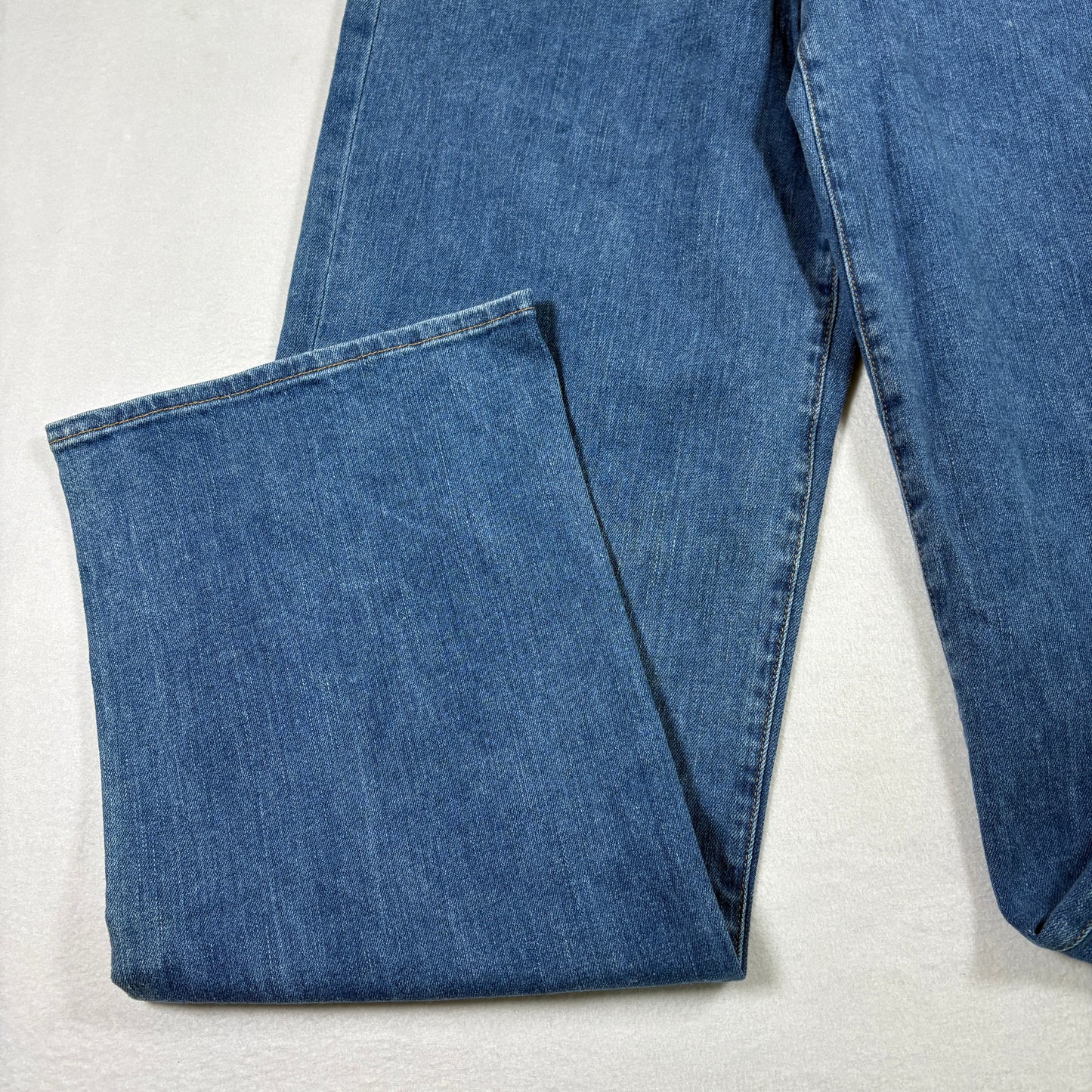 Parker Smith womens jeans 14/32 blue denim straight leg stretch USA NWT Y2K