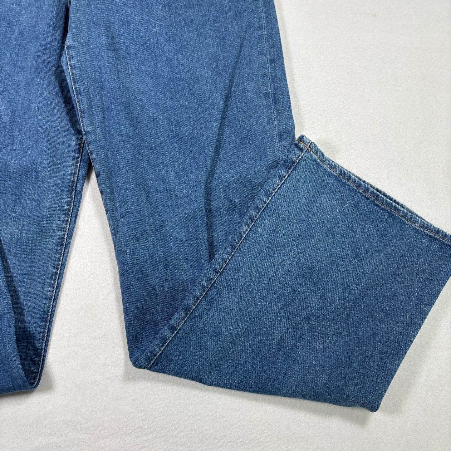 Parker Smith womens jeans 14/32 blue denim straight leg stretch USA NWT Y2K