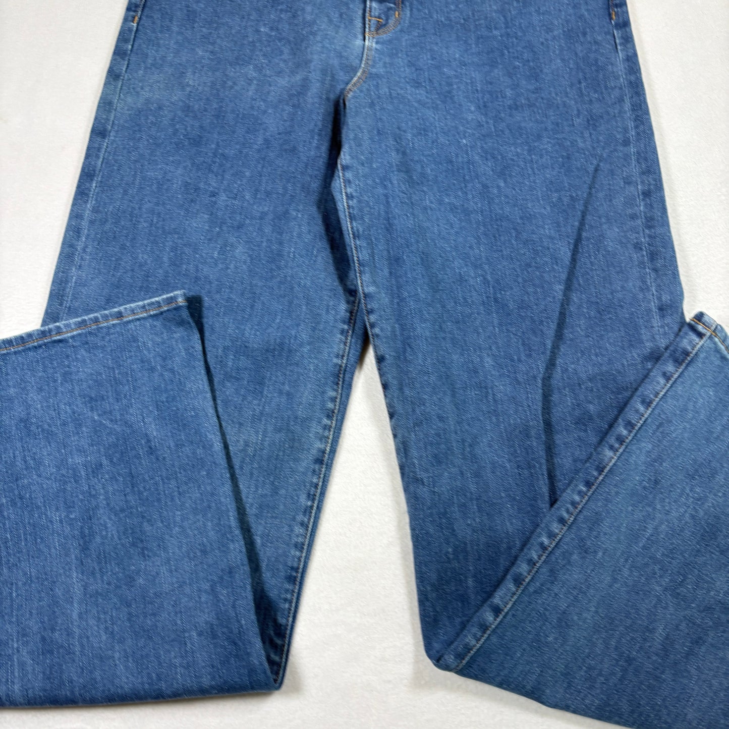 Parker Smith womens jeans 14/32 blue denim straight leg stretch USA NWT Y2K