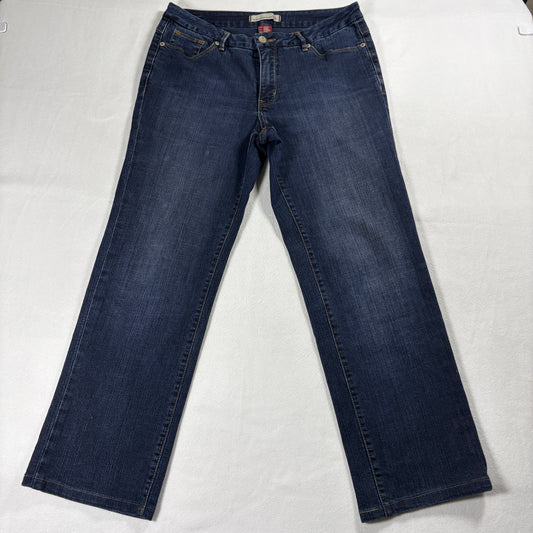 Vintage Blue House Drive Jeans Womens Size 12 Blue Bootcut Retro Denim Y2K Look!