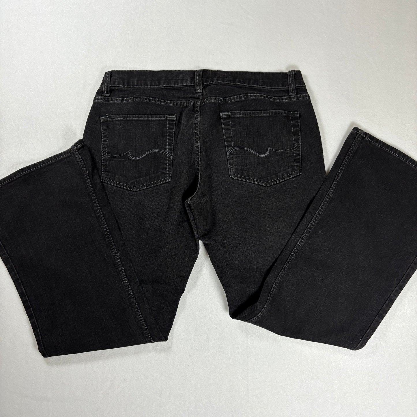 No Boundaries Jeans Juniors 13P Black Bootcut Flare Stretch Denim Pants