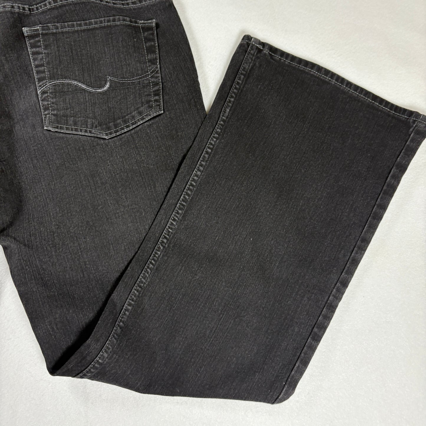 No Boundaries Jeans Juniors 13P Black Bootcut Flare Stretch Denim Pants