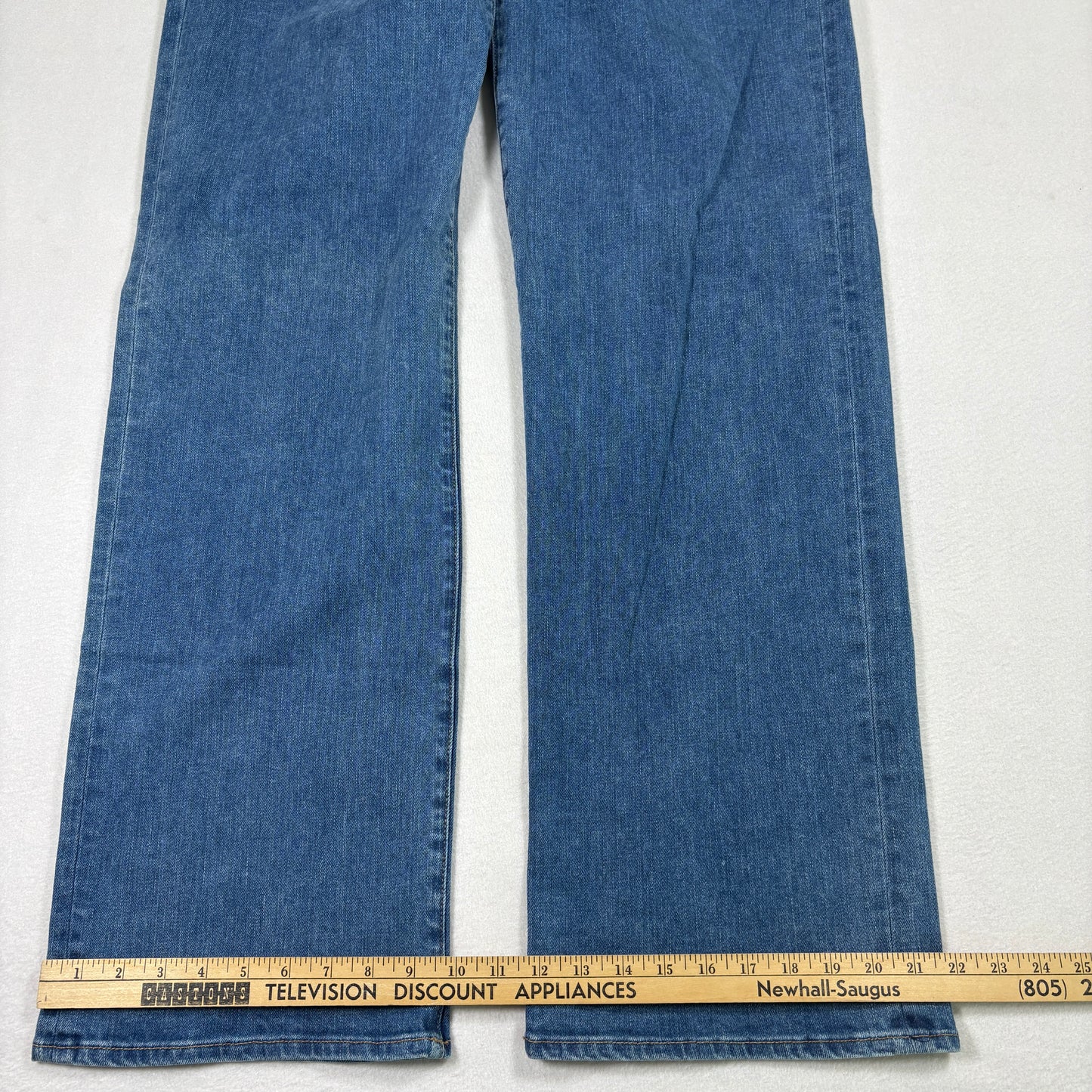 Parker Smith womens jeans 14/32 blue denim straight leg stretch USA NWT Y2K