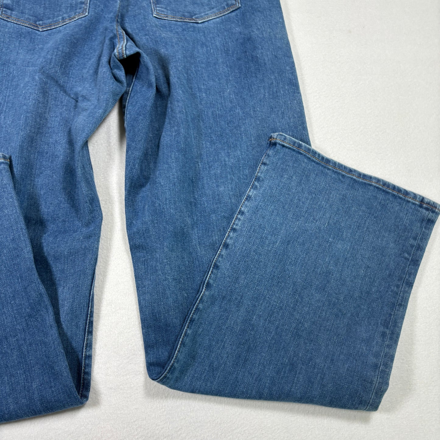 Parker Smith womens jeans 14/32 blue denim straight leg stretch USA NWT Y2K