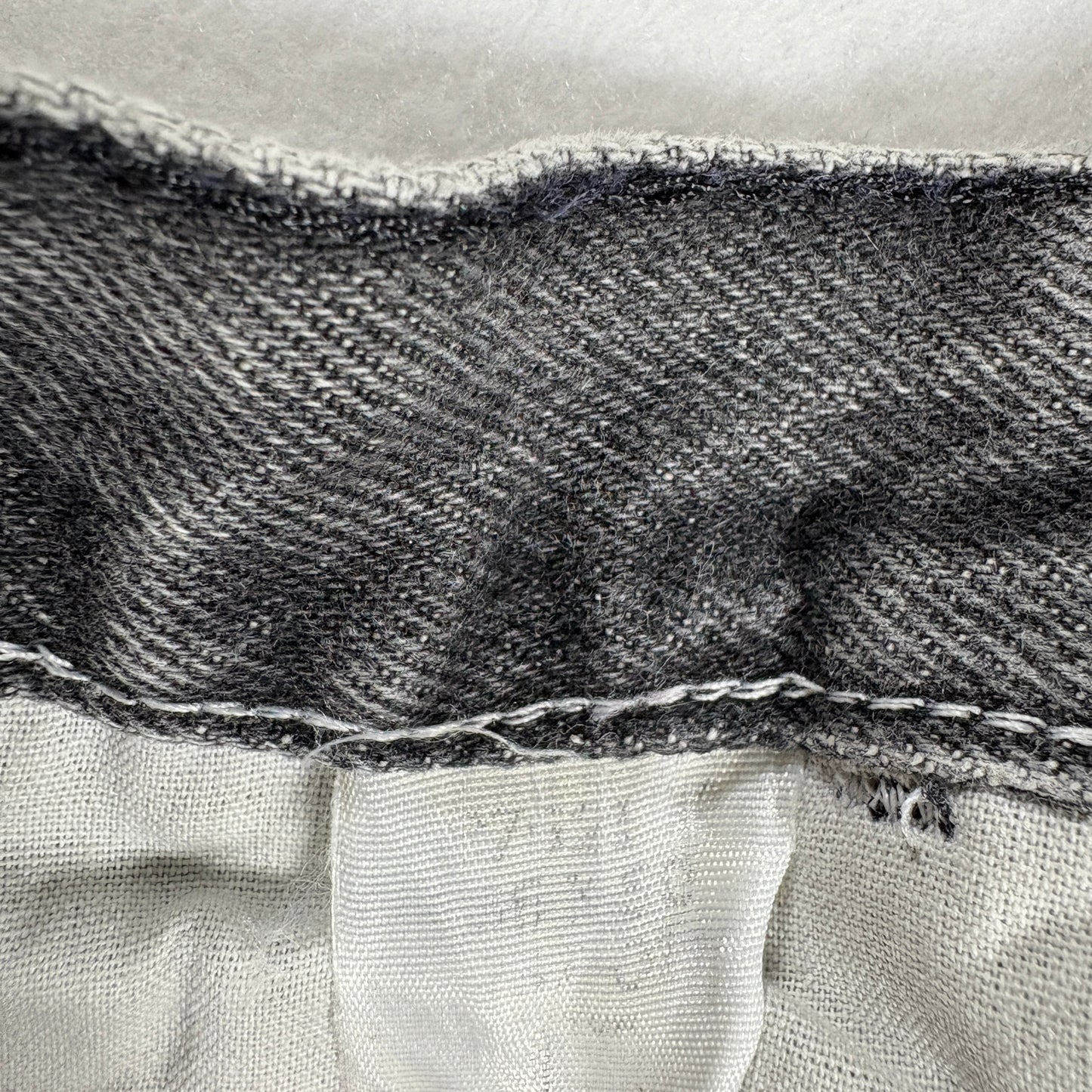 Vintage Jeans Men’s 38x30 Black Gray Wash Straight Leg Denim Pants