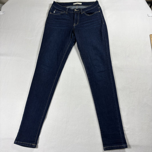 Vintage KANCAN Jeans Womens 27 Dark Wash Skinny Stretch Denim Look Vintage Style