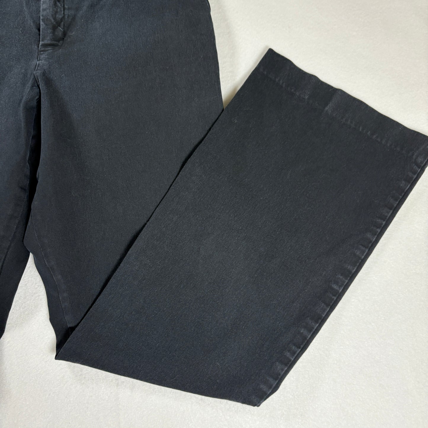 Old Navy Women’s Size 12 High-Rise Pixie Flare Pants Black Secret-Smooth Pockets