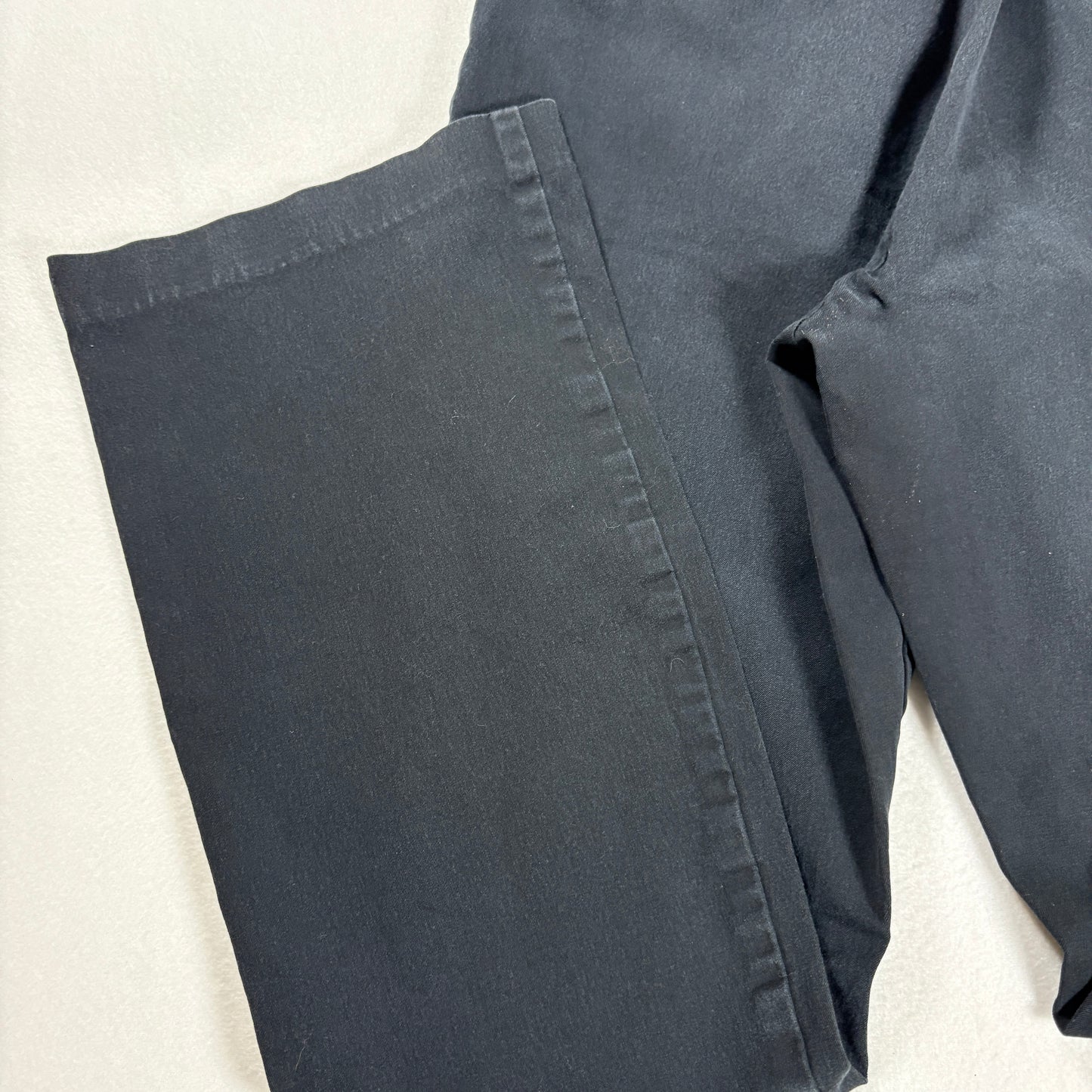 Old Navy Women’s Size 12 High-Rise Pixie Flare Pants Black Secret-Smooth Pockets