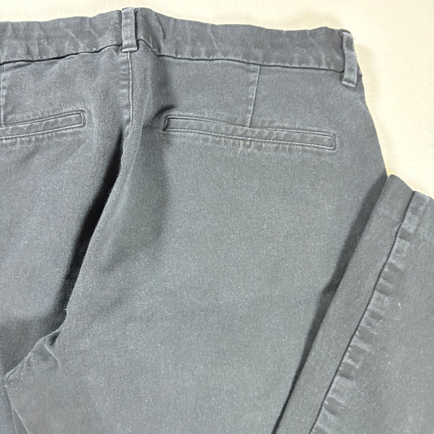 Old Navy Women’s Size 12 High-Rise Pixie Flare Pants Black Secret-Smooth Pockets