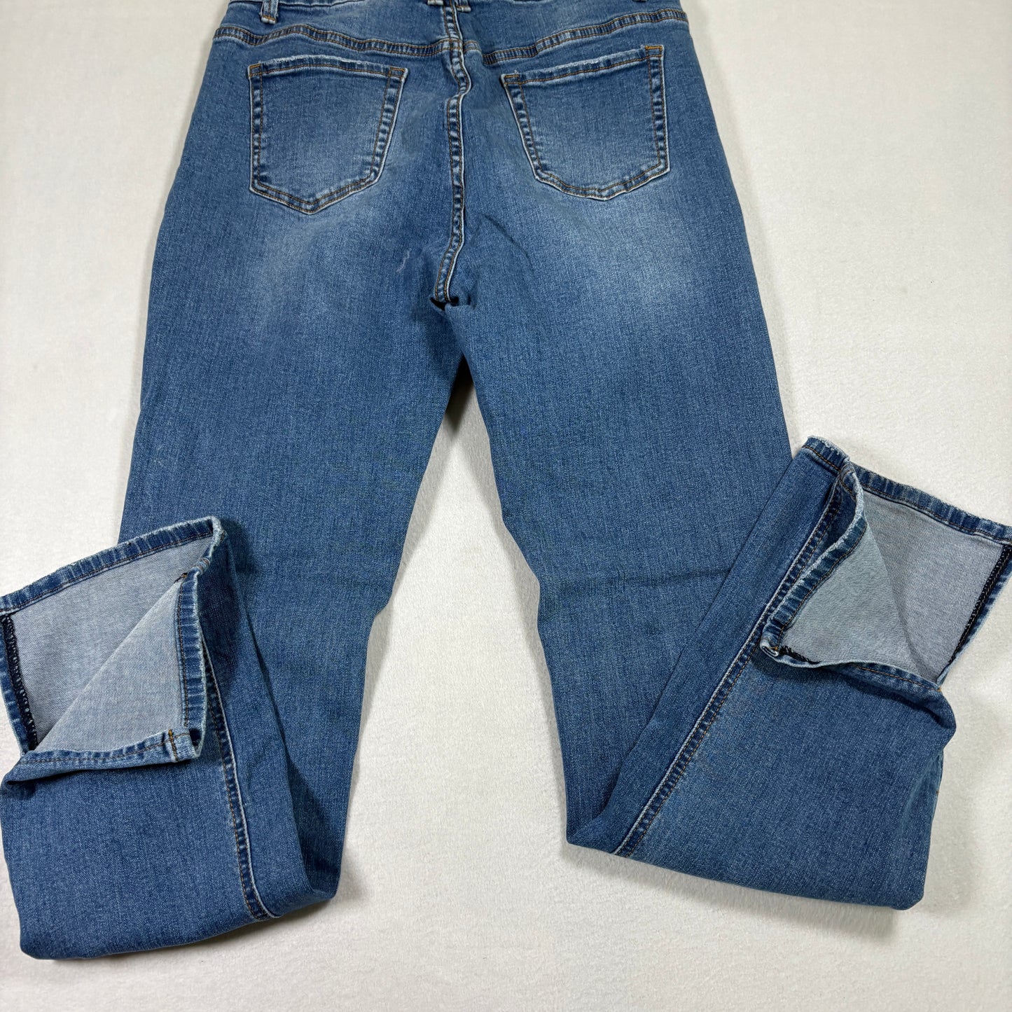 Dogma womens jeans size 13 blue distressed ripped denim skinny Y2K grunge 90s