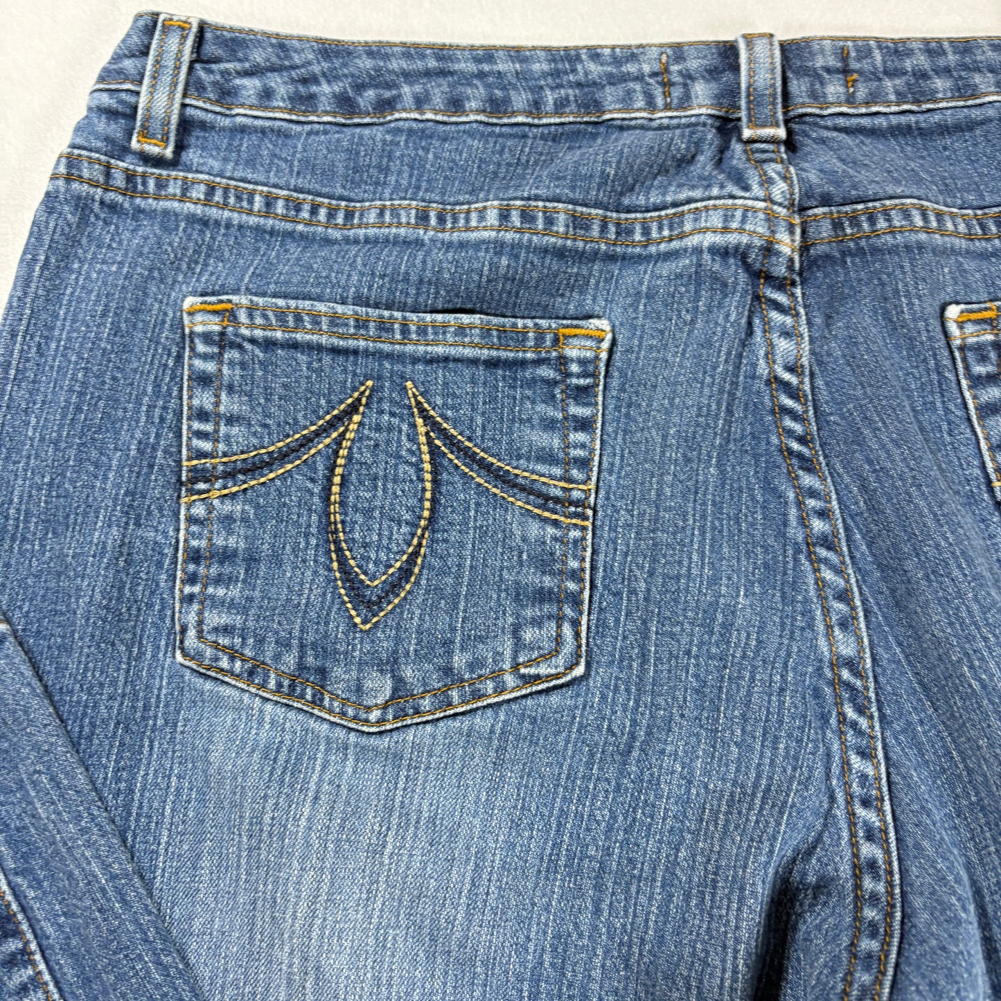 Denim 24/7 Jeans Women’s 18WP Bootcut Blue Stretch Cotton Spandex Plus Size