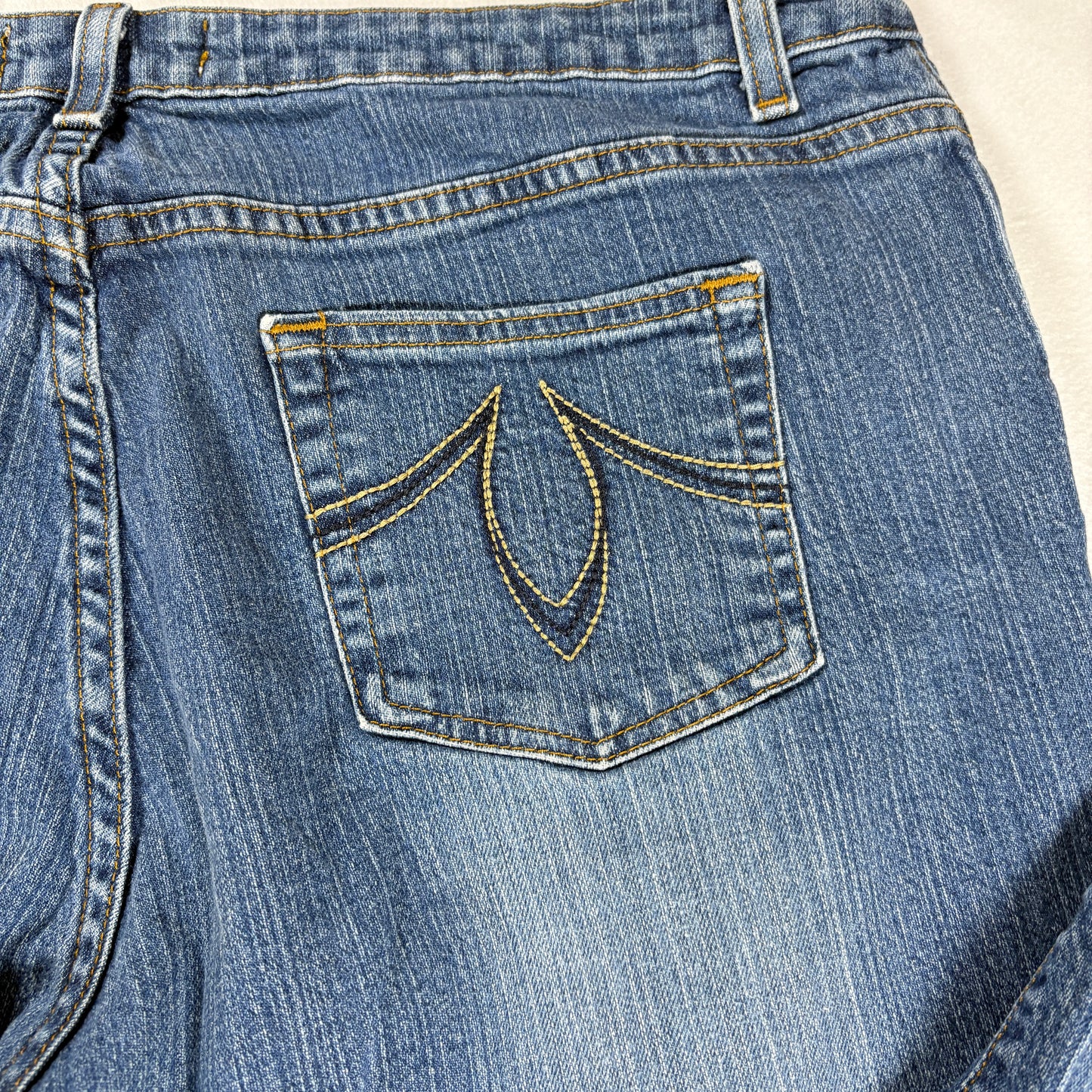 Denim 24/7 Jeans Women’s 18WP Bootcut Blue Stretch Cotton Spandex Plus Size