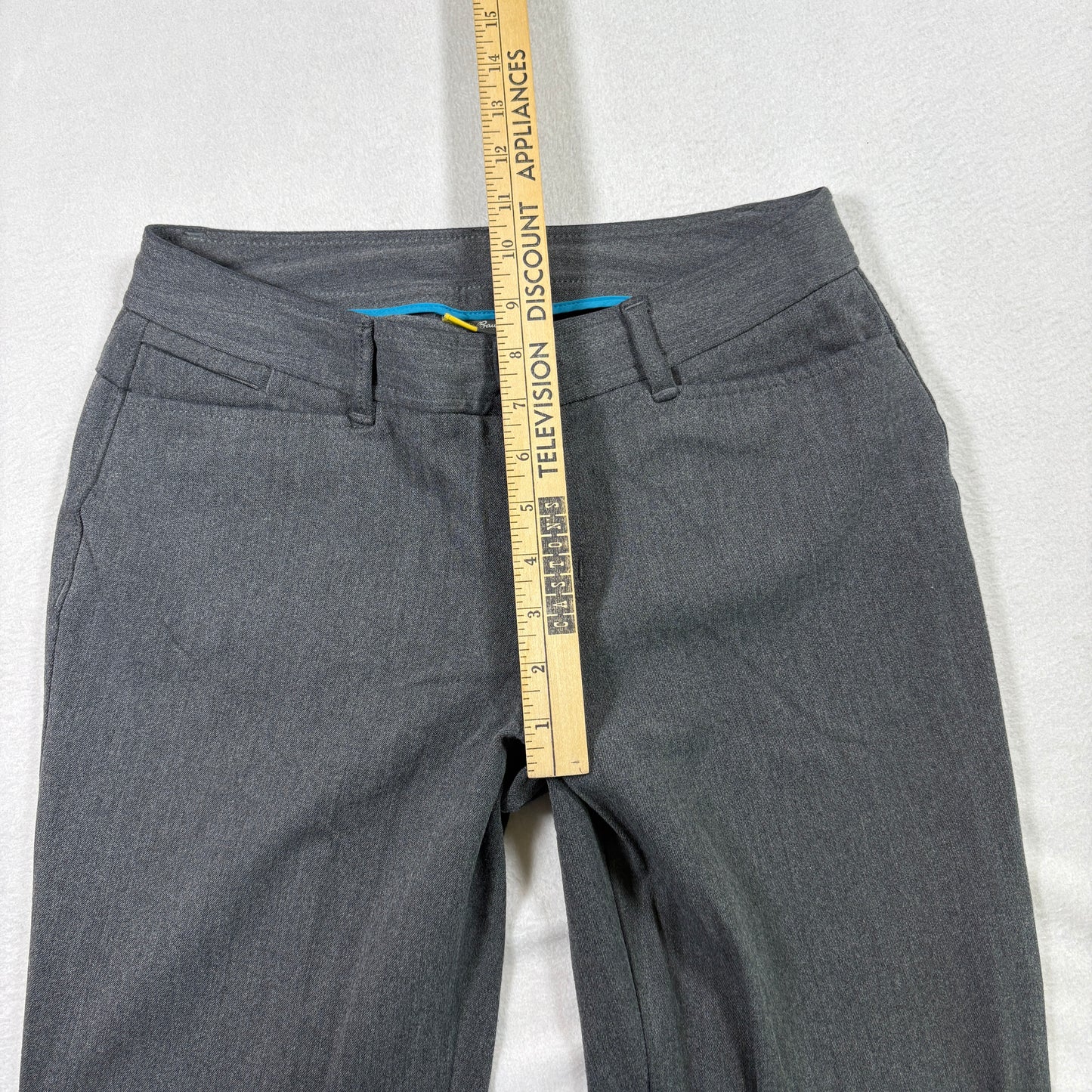 Eddie Bauer womens pants size 2 gray dress slacks straight leg career office