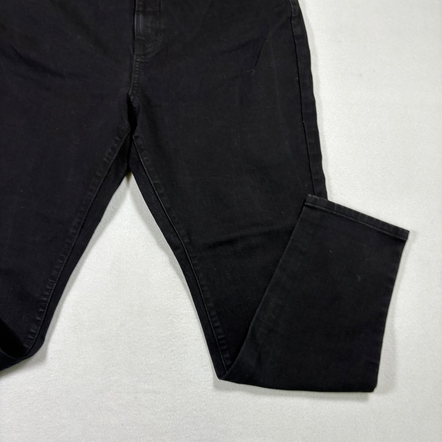 Time and Tru womens jeans 18 black high rise skinny stretch plus size Y2K grunge