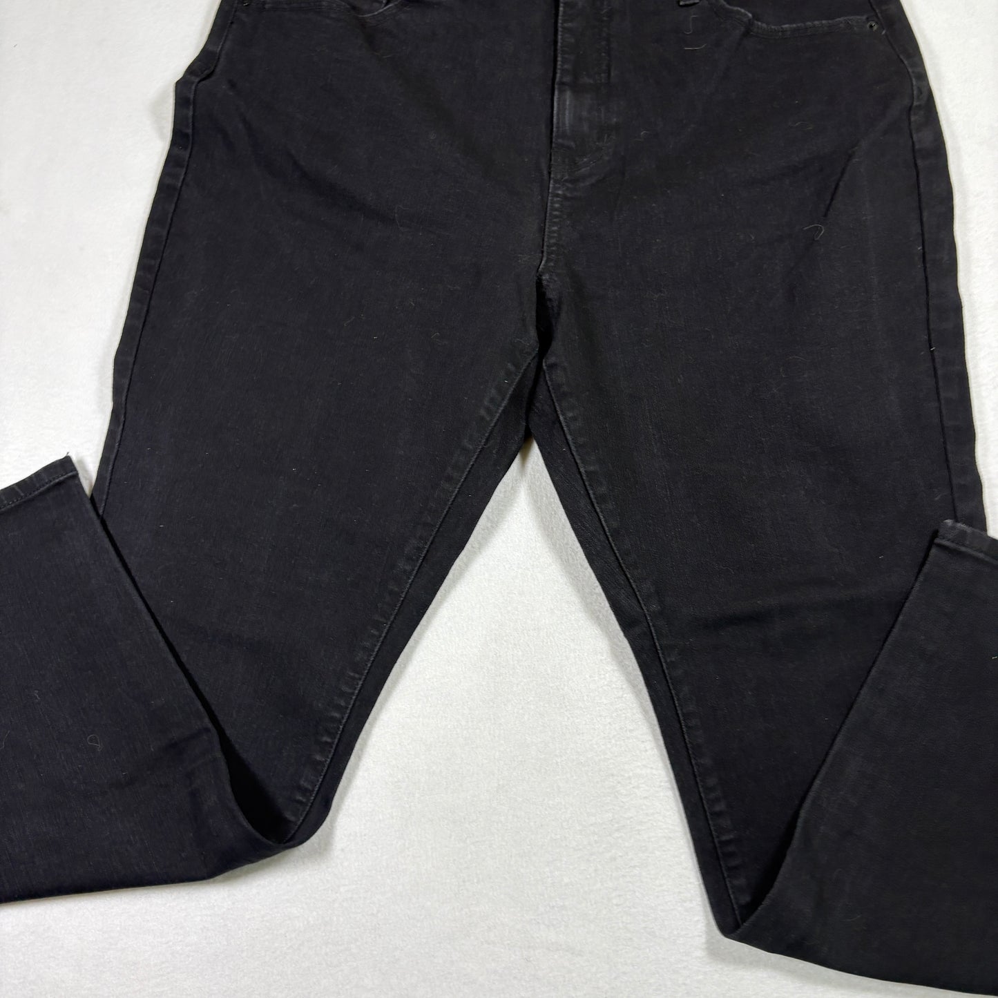 Time and Tru womens jeans 18 black high rise skinny stretch plus size Y2K grunge