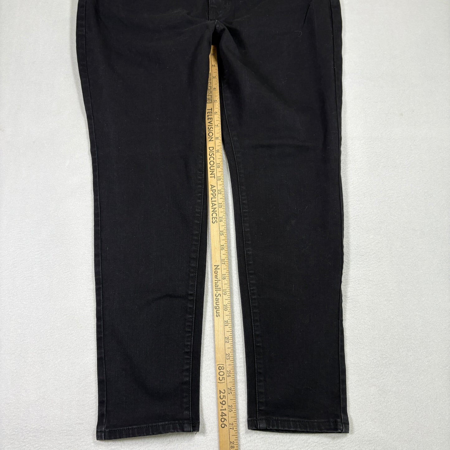 Time and Tru womens jeans 18 black high rise skinny stretch plus size Y2K grunge