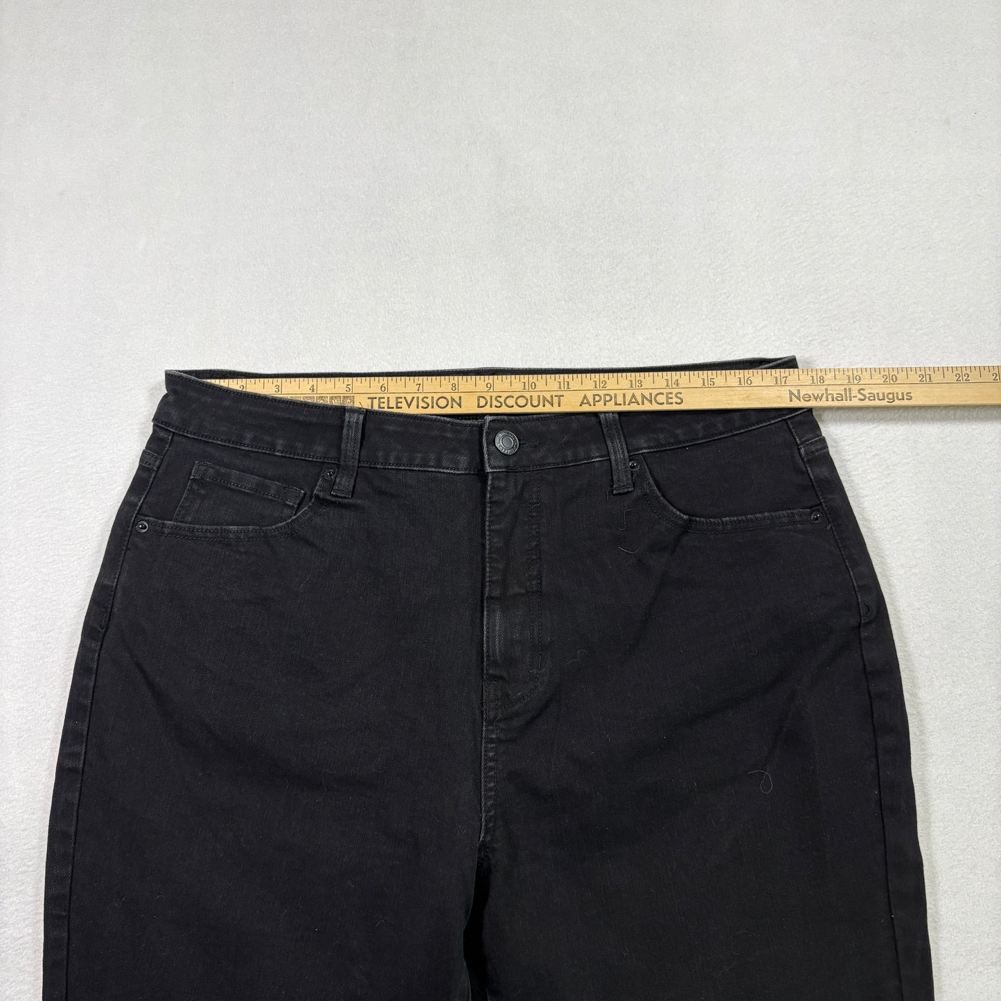 Time and Tru womens jeans 18 black high rise skinny stretch plus size Y2K grunge