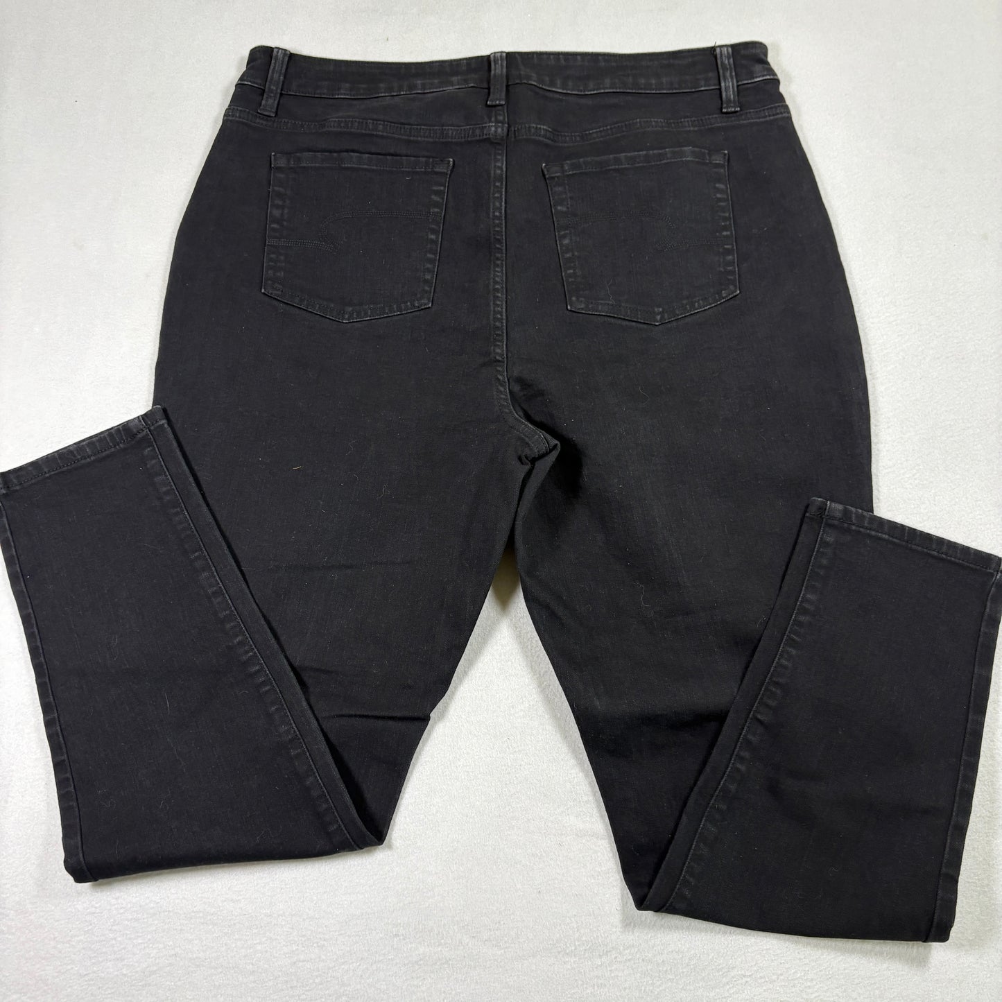 Time and Tru womens jeans 18 black high rise skinny stretch plus size Y2K grunge