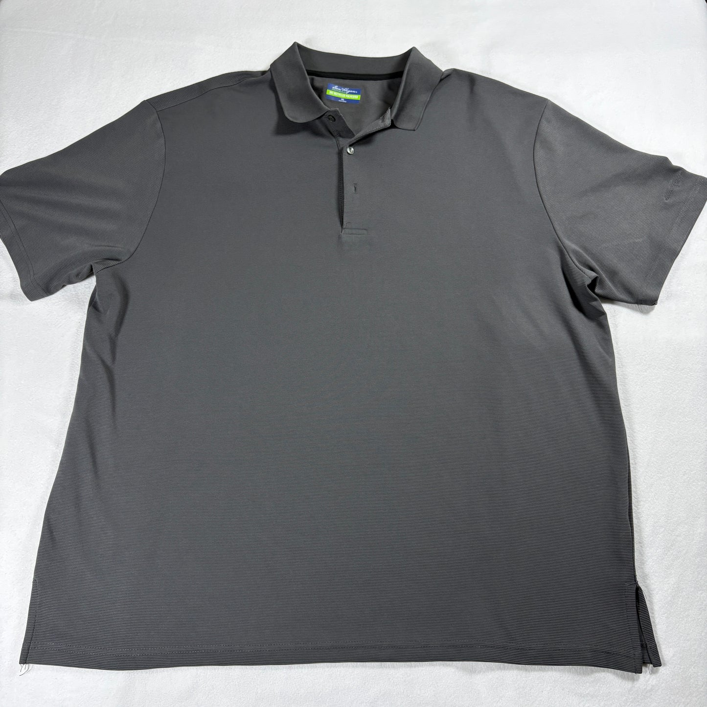 Ben Hogan Polo Shirt Mens 3XL Gray Performance Golf Recycled Poly Top Fit XL