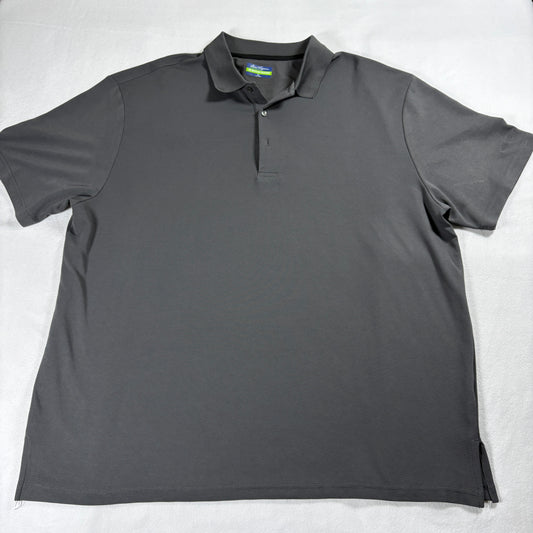 Ben Hogan Polo Shirt Mens 3XL Gray Performance Golf Recycled Poly Top Fit XL