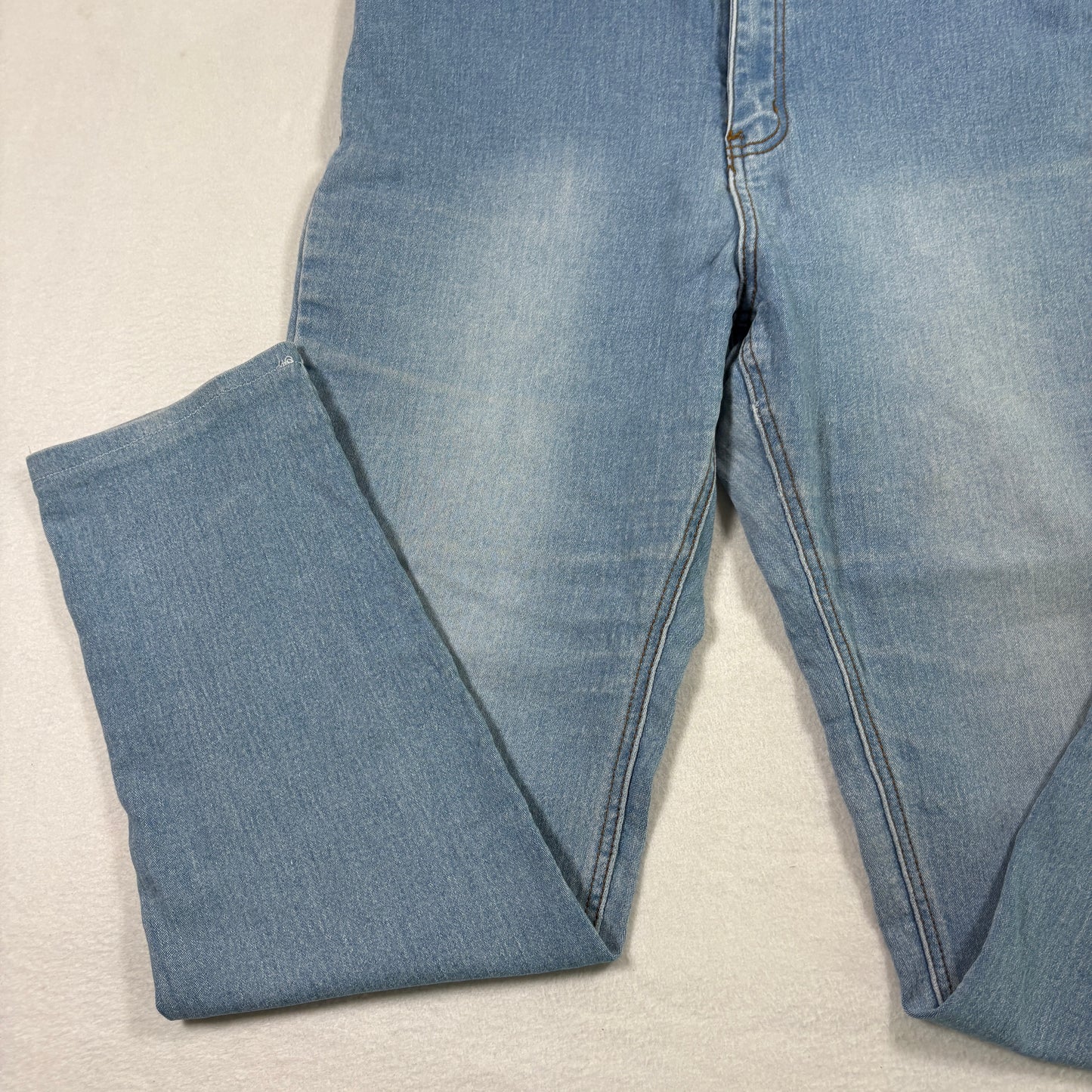 U-WiD womens jeans 15 light wash blue denim high rise stretch Y2K 90s grunge