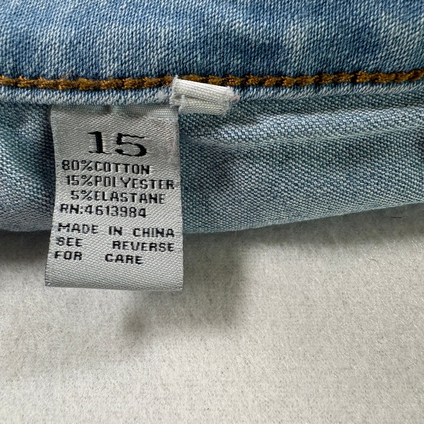 U-WiD womens jeans 15 light wash blue denim high rise stretch Y2K 90s grunge