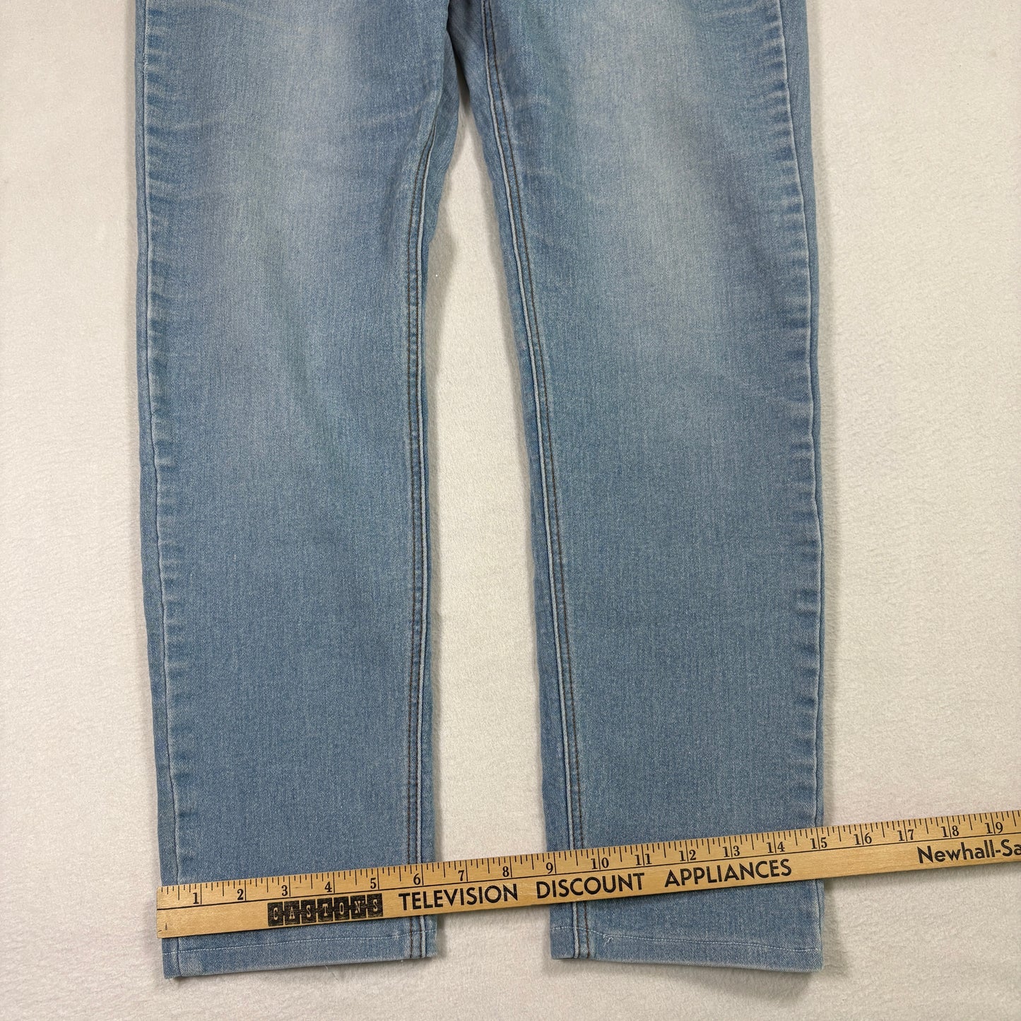 U-WiD womens jeans 15 light wash blue denim high rise stretch Y2K 90s grunge