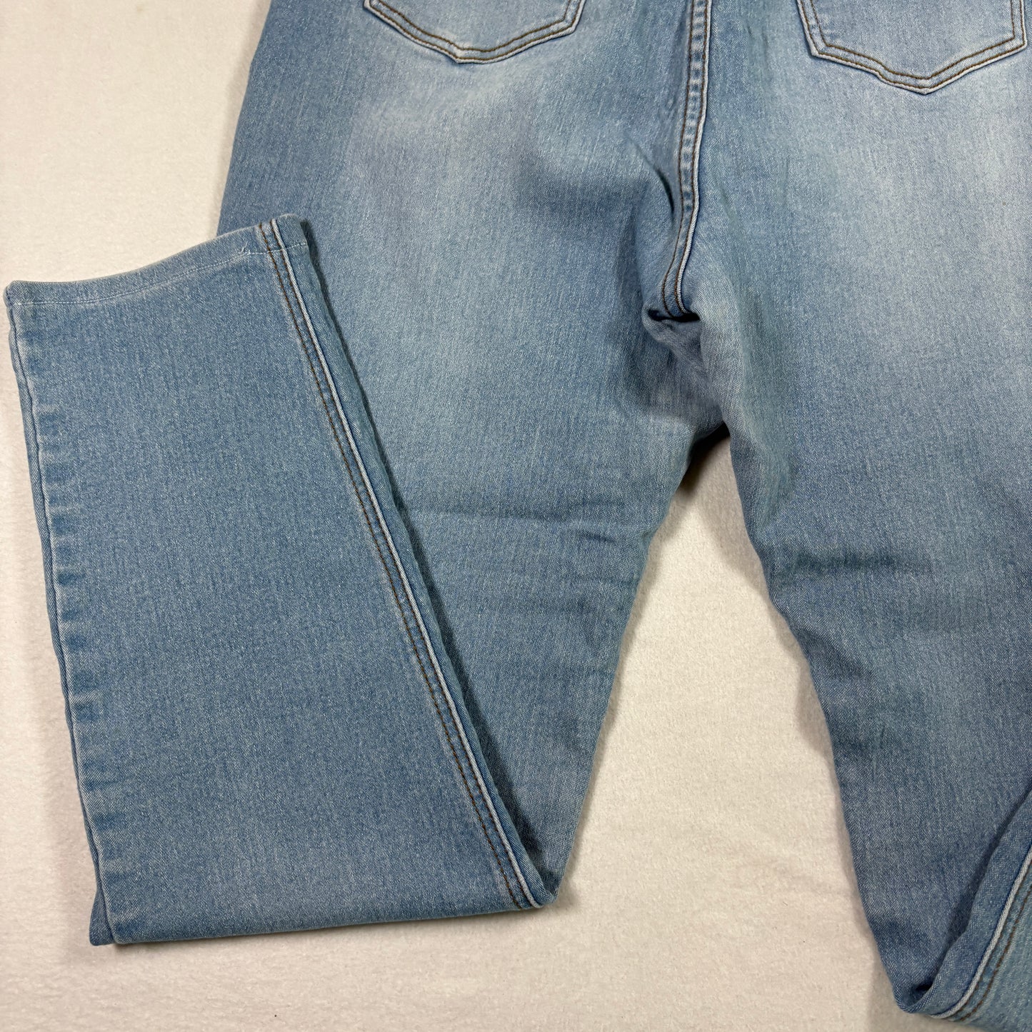 U-WiD womens jeans 15 light wash blue denim high rise stretch Y2K 90s grunge