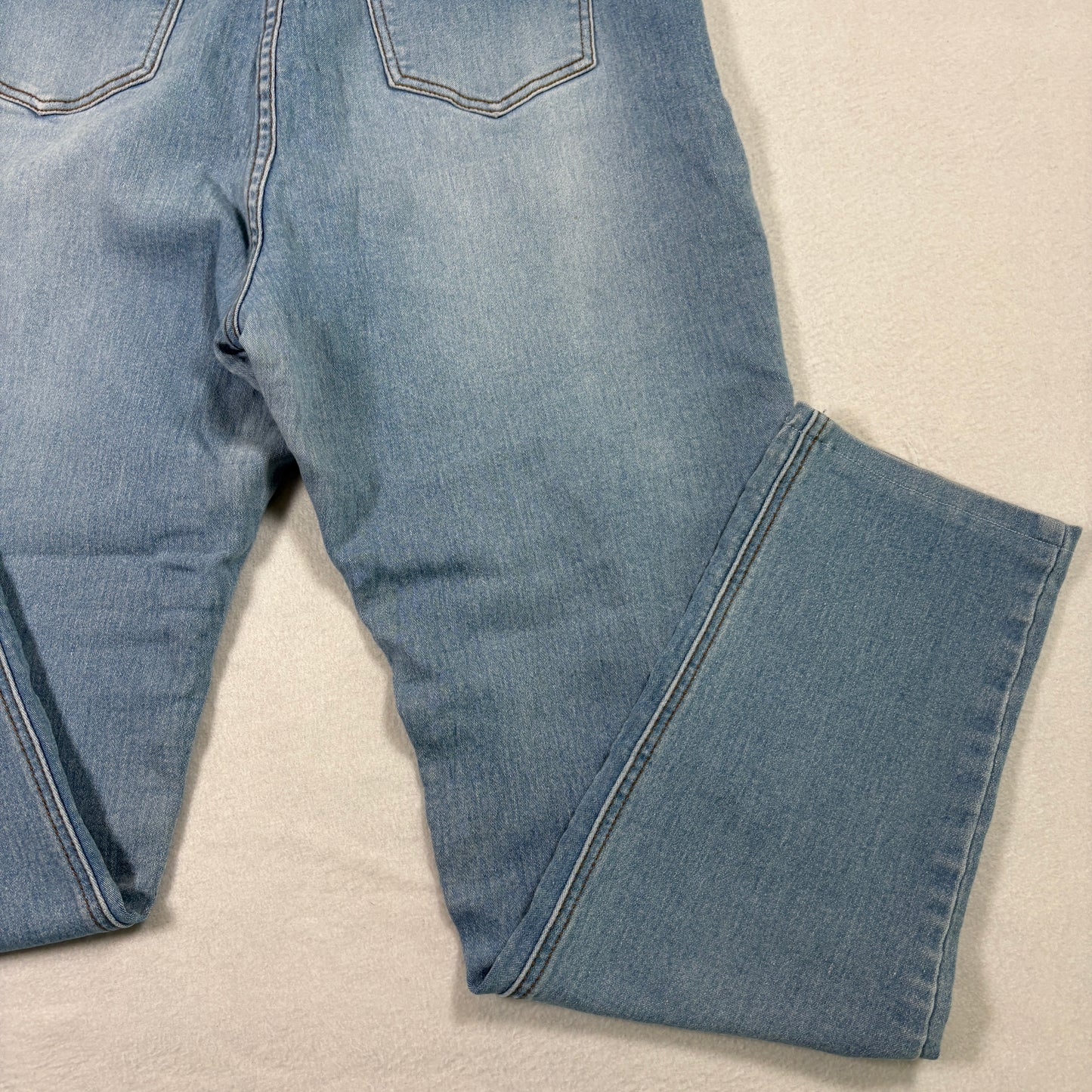 U-WiD womens jeans 15 light wash blue denim high rise stretch Y2K 90s grunge