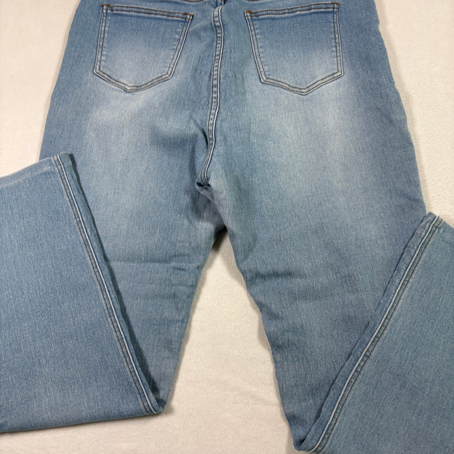 U-WiD womens jeans 15 light wash blue denim high rise stretch Y2K 90s grunge