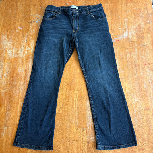 Wrangler Classic Boot Jeans Boys 16 Husky 30x30 Dark Wash Bootcut Denim Pants