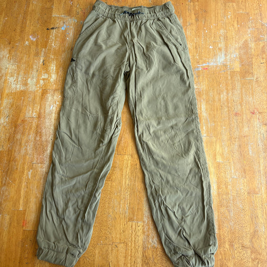Weatherproof Vintage Boys L 14/16 Fleece Lined Jogger Pants Khaki Outdoor