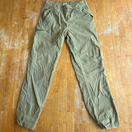 Weatherproof Vintage Boys L 14/16 Fleece Lined Jogger Pants Khaki Outdoor