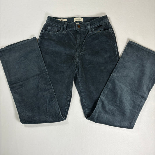 Universal Thread Pants Women’s 6/28R Blue Corduroy Bootcut Vintage Mid Rise