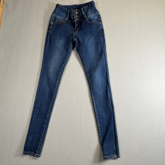 Hammer Jeans Women’s High Rise Skinny Jeans Size 3 Fits Like 21x28 Blue