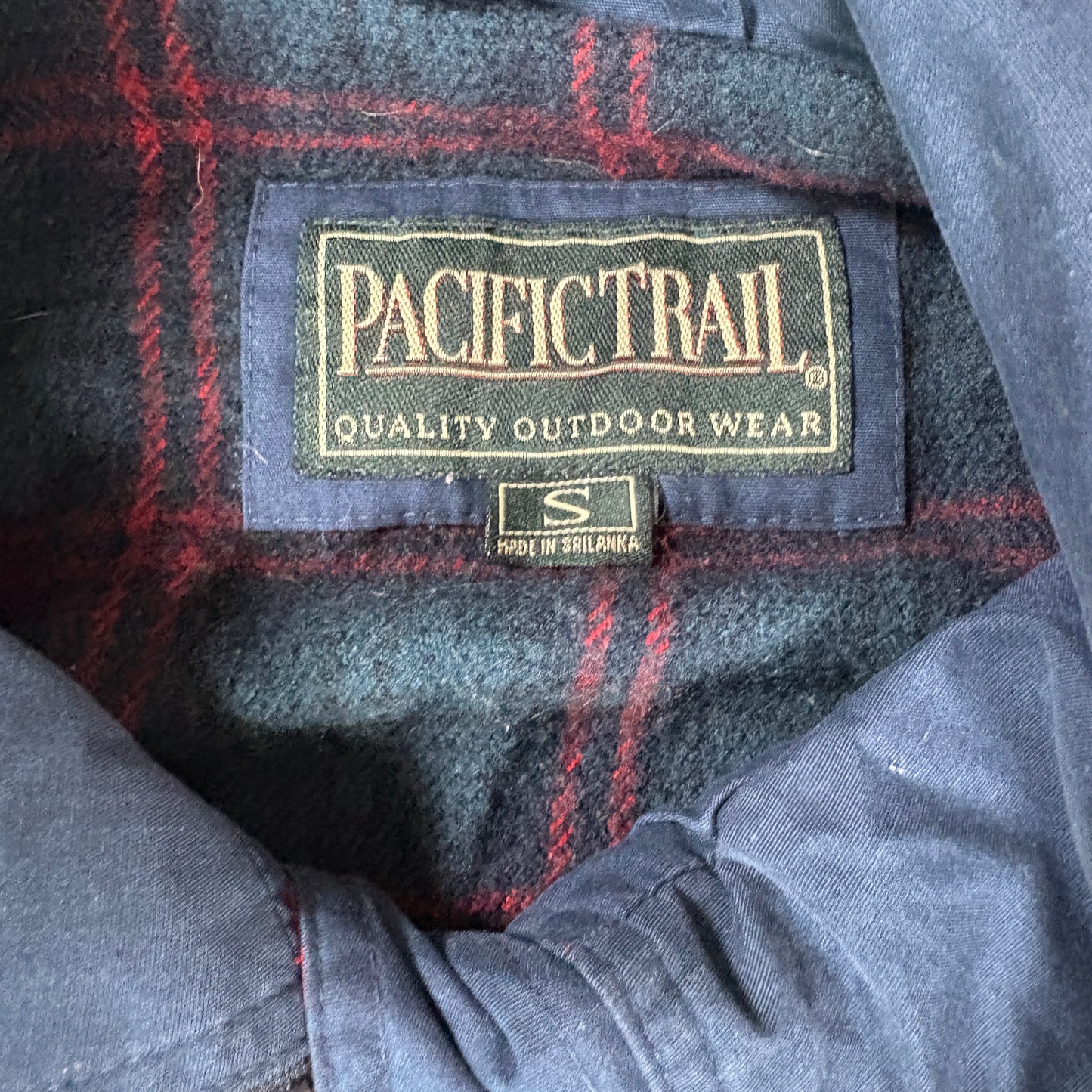 Pacific Trail Jacket Women’s Small Red Outdoor Utility Parka Snap Pockets Vintage