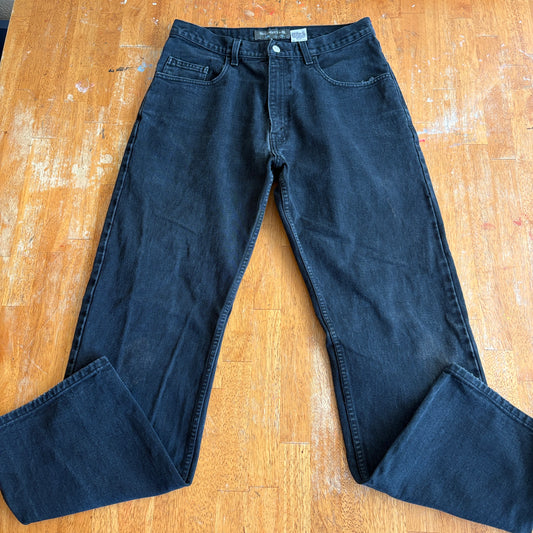 Levi’s Silvertab Loose Fit Jeans Mens 32x34 Black Denim Baggy Skate Y2K